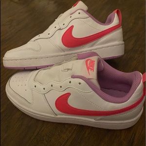 girls pink and purple air forces